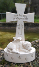 Load image into Gallery viewer, Dog resin memorial plaque...Run free now, go play with the Angels
