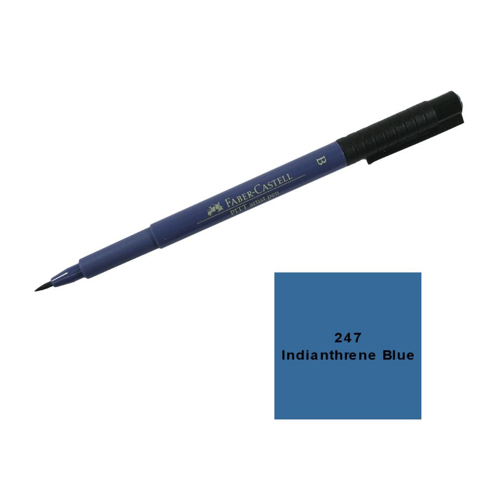 Faber-Castell Pitt Artist's Brush Marker Pen -247 Indanthrene Blue