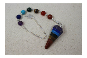 Chakra Beads Ritual Therapy Dowsing Pendulum With Chain