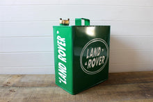 Load image into Gallery viewer, Hand Painted Land Rover Retro Man Cave Decor Large Oil Canister
