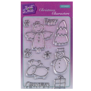 Sweet Dixie A6 Clear Stamp Set - SDCSA6091 Christmas Characters