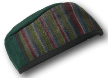Load image into Gallery viewer, Green medium sized Tibetan trim smoking / thinking / lounging cap
