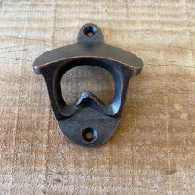 Load image into Gallery viewer, Cast Iron Retro Wall Mounted Bottle Opener - Antique Copper Finish
