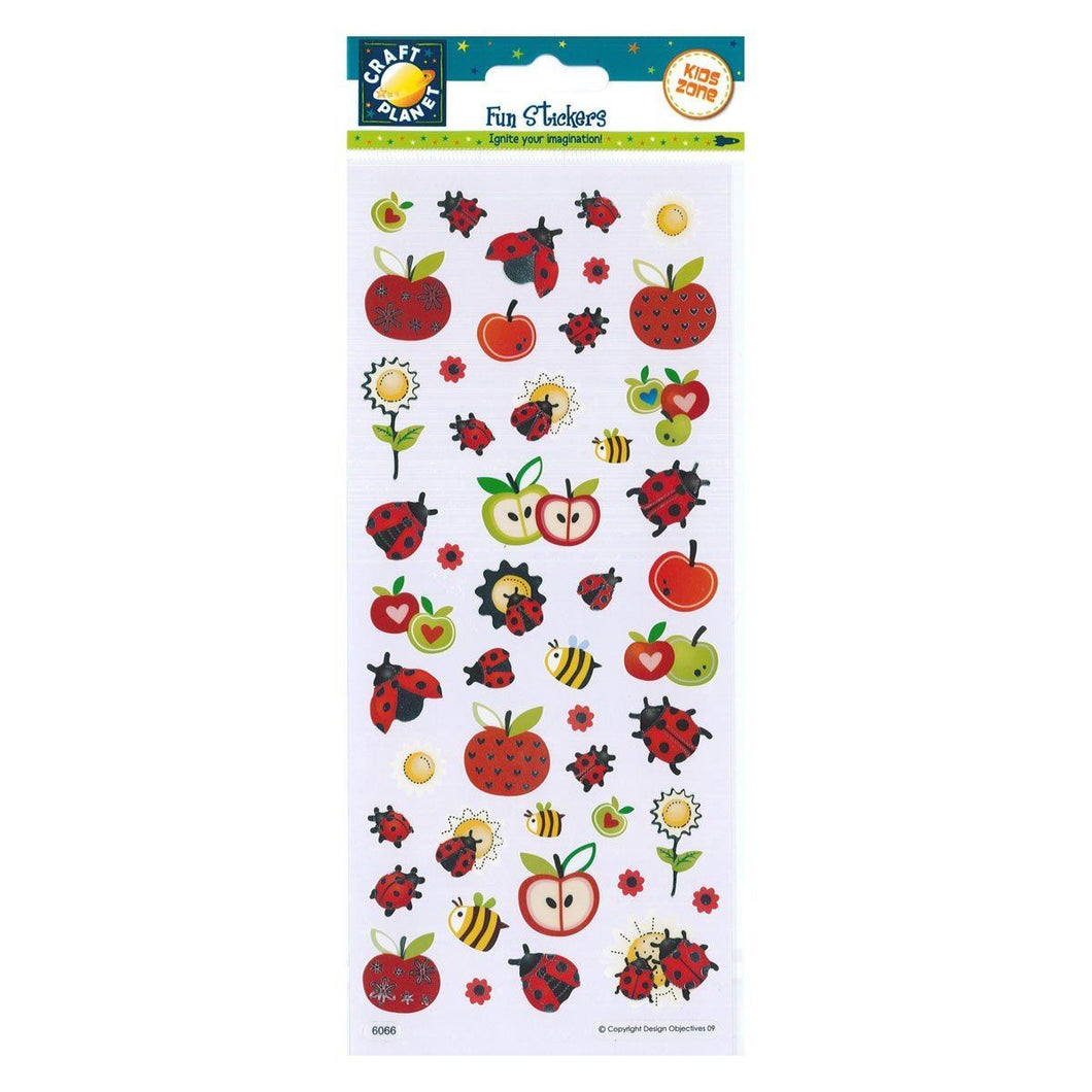 Craft Planet CPT 6561044 Ladybirds Stickers