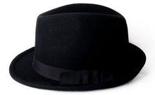 Load image into Gallery viewer, Pure Wool Felt Trilby Hat  Size 60cm / Large
