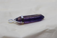 Load image into Gallery viewer, Fluorite DT Crystal Point Ritual Therapy Pendant
