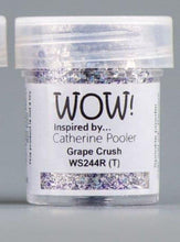 Load image into Gallery viewer, Wow! Glitter Embossing Glitter 15ml | GRAPE CRUSH | Free your creativity and give your embossing sparkle
